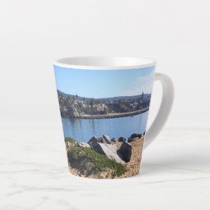 Tasse Latte Vue depuis The Wedge, Newport Beach, Californie