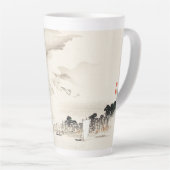 Tasse Latte Vue du Mont Fuji par Kōno Bairei (Angle droit)