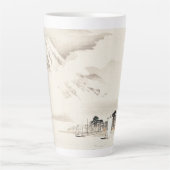 Tasse Latte Vue du Mont Fuji par Kōno Bairei (Devant)