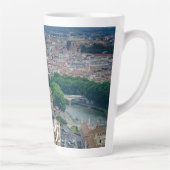 Tasse Latte Vue sur le centre historique de Rome (Droite)