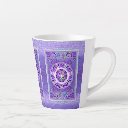 Tasse Latte W2 pourpre (Droite)