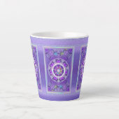 Tasse Latte W2 pourpre (Devant)