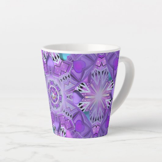 Tasse Latte W2 pourpre (Angle droit)