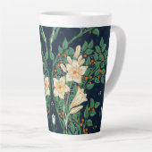 Tasse Latte Walter Crane White Lily-Blue Back (Angle droit)