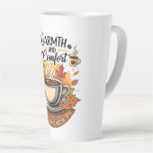 Tasse Latte Warmth and Comfort - Cozy Autumn Coffee (Angle droit)