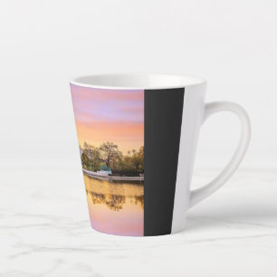 Tasse Latte Washington DC US Capitol Building Reflet du Couche