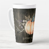 Tasse Latte Watercolor Pumpkin (Angle gauche)