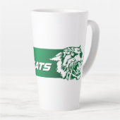 Tasse Latte Wayland Union Wildcats #2 (Angle droit)