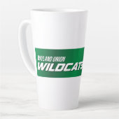 Tasse Latte Wayland Union Wildcats #2 (Angle gauche)