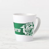 Tasse Latte Wayland Union Wildcats #2 (Angle droit)