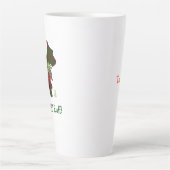 Tasse Latte Wee Scottie Chien Gauche Merry Ruff ! Ruff ! (Devant)