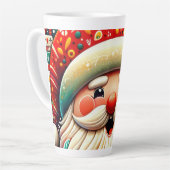 Tasse Latte Weihnachtsmann Papai Noel Baba Saint Nicholas Kris (Angle gauche)