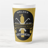 Tasse Latte Welding Humor Gift (Devant)