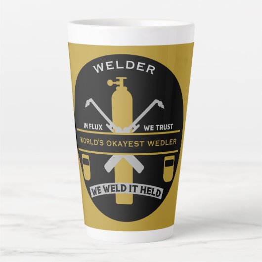 Tasse Latte Welding Humor Gift (Devant)