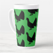 Tasse Latte Western capercaillie (Angle gauche)