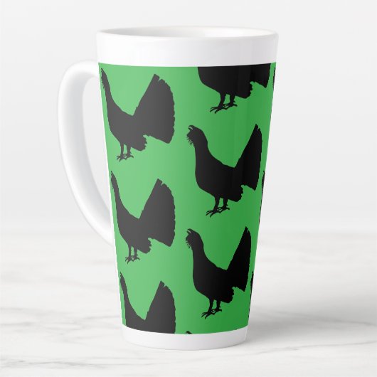 Tasse Latte Western capercaillie (Angle gauche)
