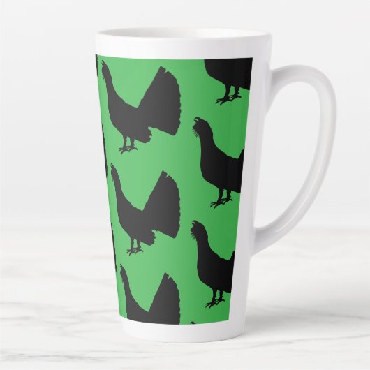 Tasse Latte Western capercaillie (Droite)