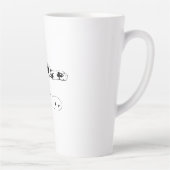 Tasse Latte What's Up, Human (Droite)