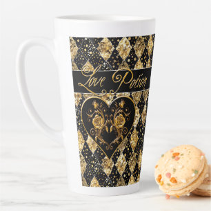 Tasse Latte Whimsical et élégant Goth Love Potion