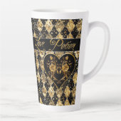 Tasse Latte Whimsical et élégant Goth Love Potion (Droite)