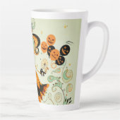 Tasse Latte whimsical/sorcière/citrouille/chute (Droite)