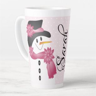 Tasse Latte Whimsy Et Amusant Avec Les Pois