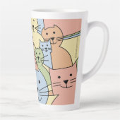 Tasse Latte Whisker Wonders Cats (Droite)