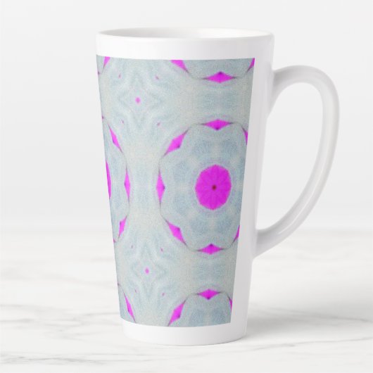 Tasse Latte Whisper Fuchsia (Droite)