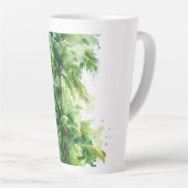 Tasse Latte Whispers of the Palms Emerald Canopy Tropical Reve (Angle droit)