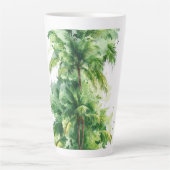 Tasse Latte Whispers of the Palms Emerald Canopy Tropical Reve (Devant)