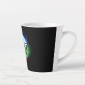 Tasse Latte Wiccan pentagram (Droite)