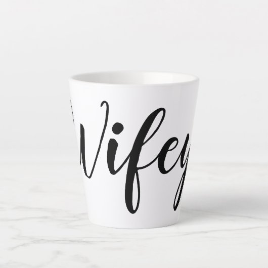 Tasse Latte Wifey (Devant)