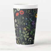 Tasse Latte Wildflowers collage (Devant)