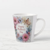 Tasse Latte WildFlowers Happy Mother's Day (Droite)