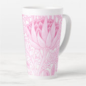 Tasse Latte William Morris Artichoke rose pâle (Angle droit)