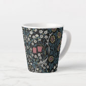 Tasse Latte William Morris Blackthorn Floral Art Nouveau (Angle droit)