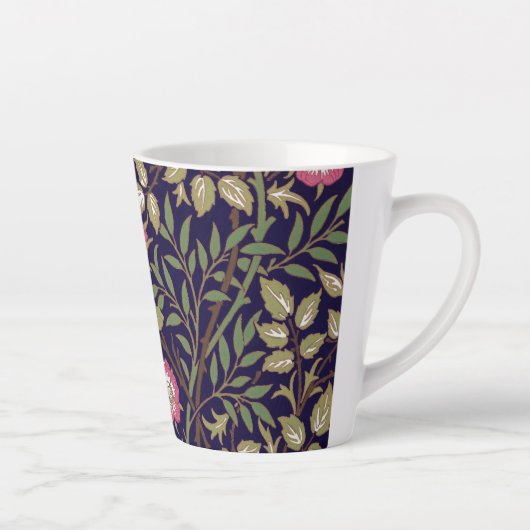 Tasse Latte William Morris Briquet Floral Art nouveau (Droite)