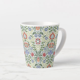 Tasse Latte William Morris Floral Motif Vintage persan