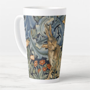 Tasse Latte William Morris Forest Rabbit Floral Art Nouveau