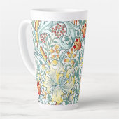 Tasse Latte William Morris Golden Lily modèle floral (Angle gauche)