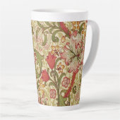 Tasse Latte William Morris Golden Lily modèle floral (Angle droit)