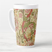 Tasse Latte William Morris Golden Lily modèle floral (Angle gauche)