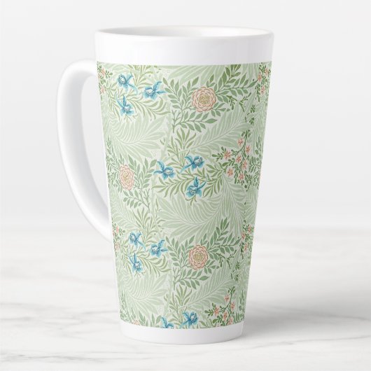 Tasse Latte William Morris Larkspur (Angle gauche)
