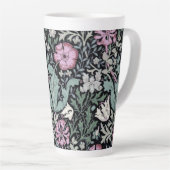 Tasse Latte William Morris Poppy Botanical Victorian Wallpaper (Angle droit)