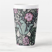 Tasse Latte William Morris Poppy Botanical Victorian Wallpaper (Devant)