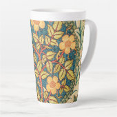 Tasse Latte William Morris Rose Wreath (Angle droit)