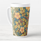 Tasse Latte William Morris Rose Wreath (Angle gauche)