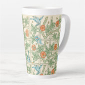 Tasse Latte William Morris Trellis Victorian Wallpaper (Angle droit)