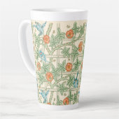 Tasse Latte William Morris Trellis Victorian Wallpaper (Angle gauche)