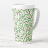 Tasse Latte Willow Bough William Morris Motif (Angle droit)